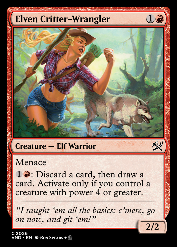 Elven Critter-Wrangler